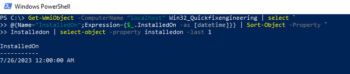 Get Last Patch Date Remotely Using PowerShell – iTomation