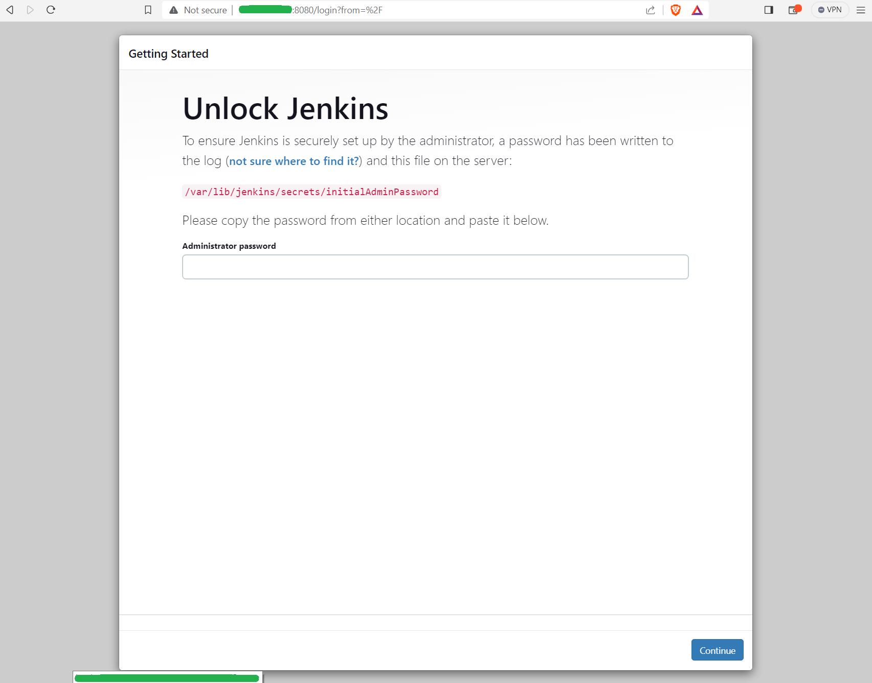 How to Install Jenkins on Alma Linux 9.2 - 9 - Access Jenkinws